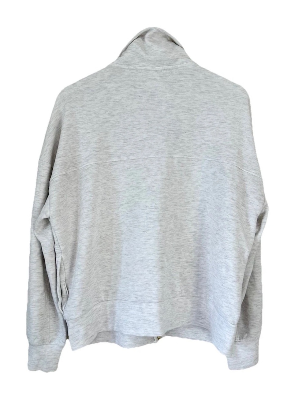 Varley DoubleSoft Crew in Light Heather Gray - Picture 10 of 12